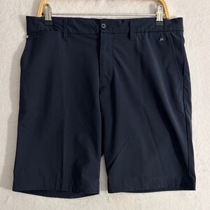J.Lindeberg‎ Eloy Micro Stretch Mens Golf Shorts Navy Blue Size 33